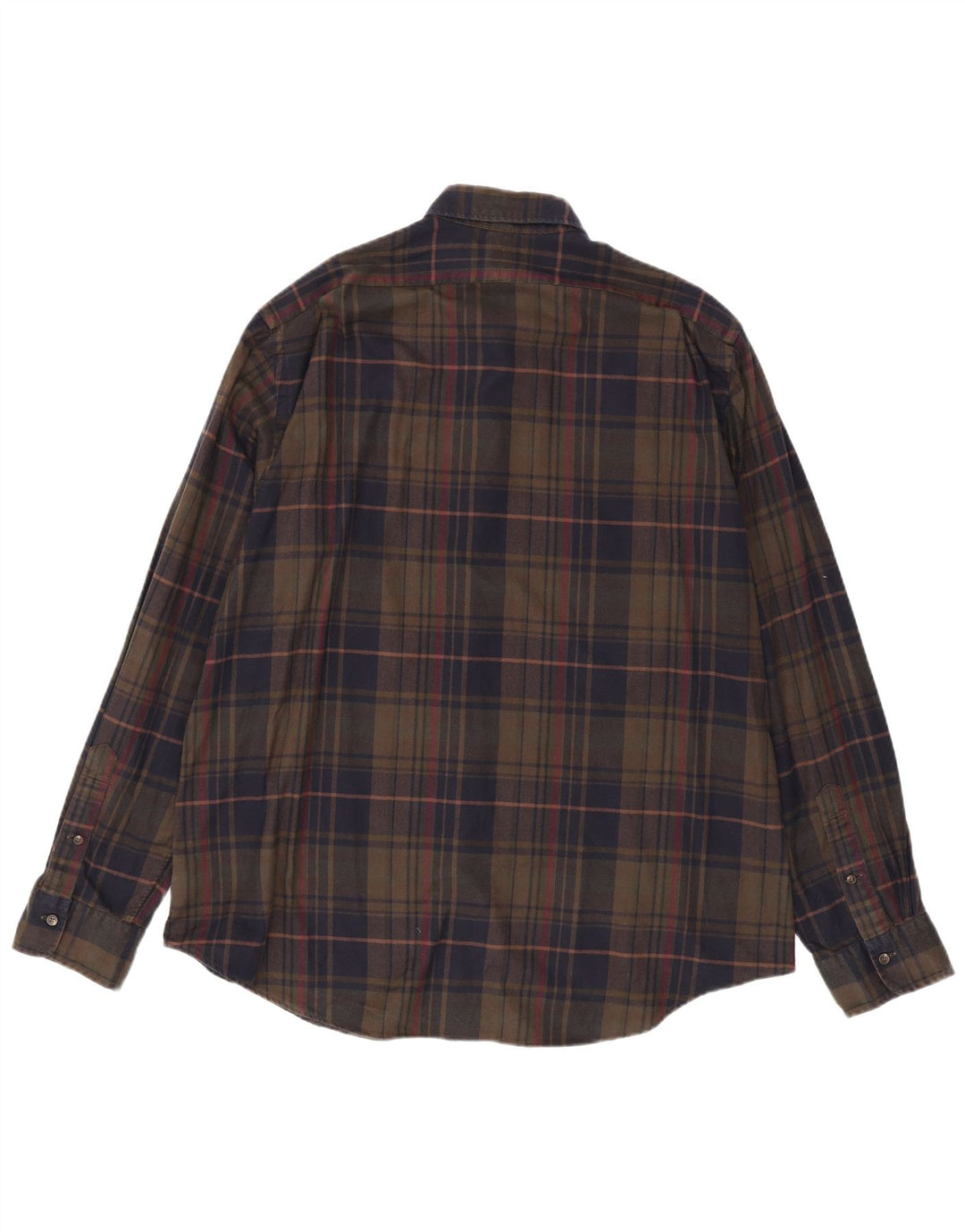 POLO RALPH LAUREN Męska koszula flanelowa 2XL, brązowa, bawełniana w kratę