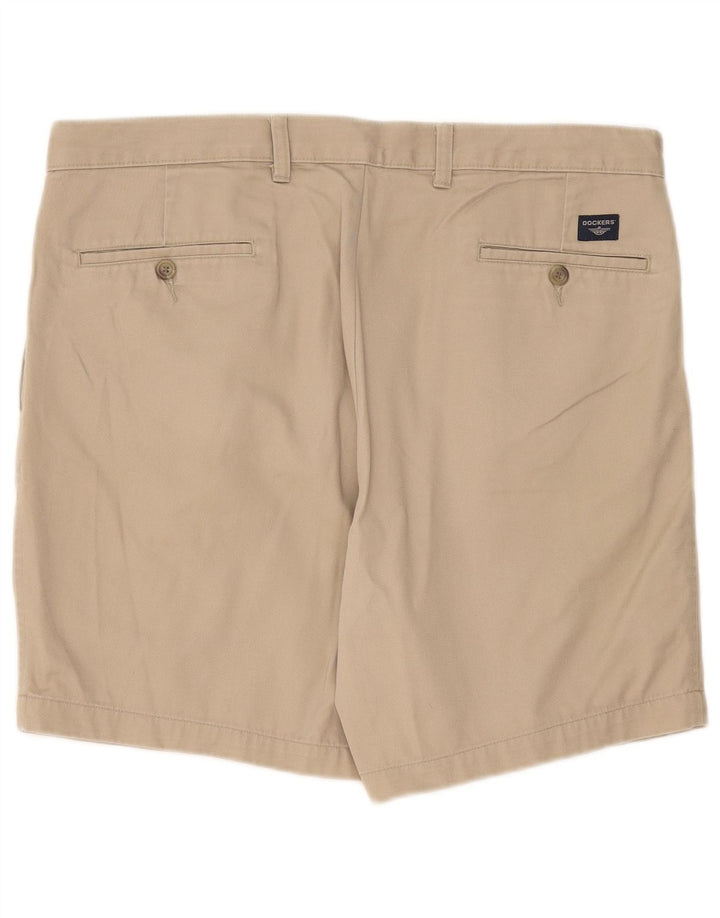Spodenki męskie Dockers Chino W36, duże, beżowe, bawełniane