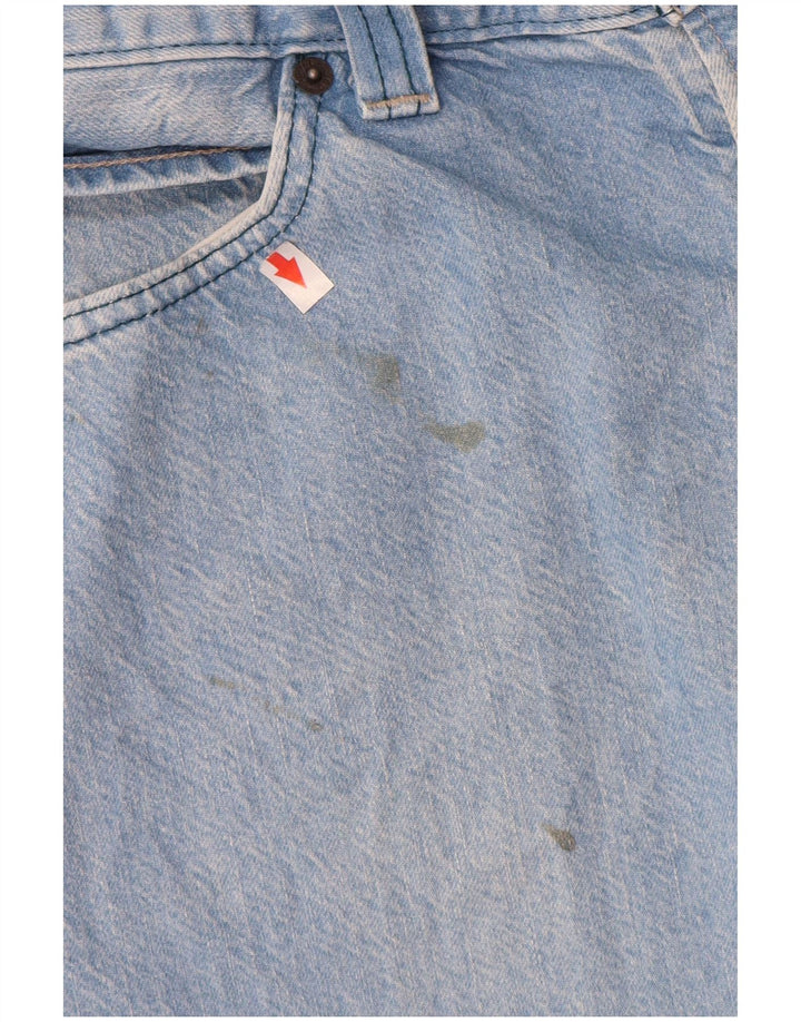 Męskie jeansy Levi's 506 Straight W34 L29 Niebieskie bawełniane