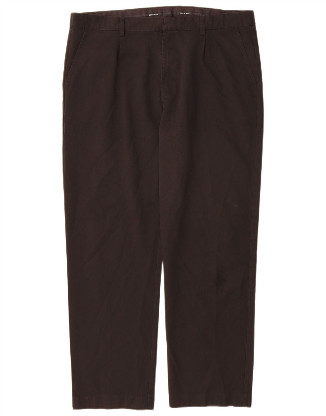 Męskie proste spodnie chino Marks & Spencer W36 L29 Czarny poliester
