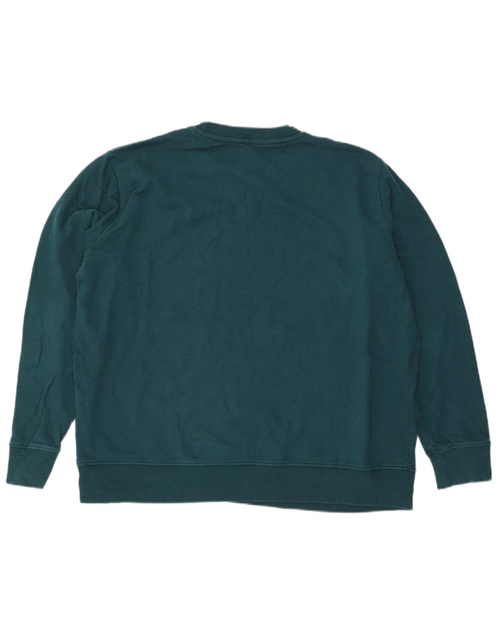 Marks & Spencer Męski sweter bluzowy 3XL, zielony, bawełniany