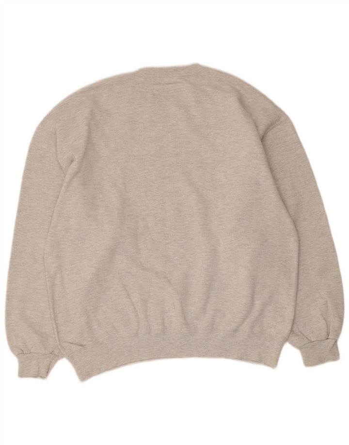 Męska bluza z grafiką Russell Athletic Jumper XL, szara, bawełniana