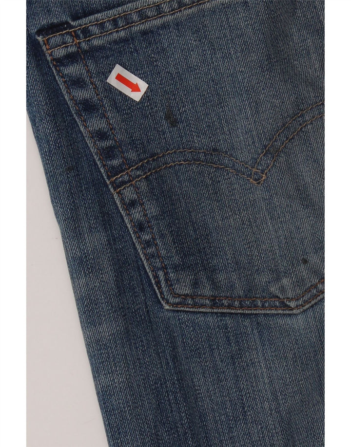 Męskie jeansy Levi's 513 Slim Straight W32 L32 Niebieskie bawełniane