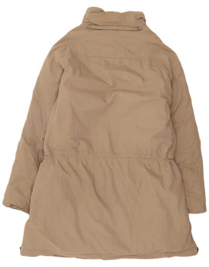 Męski ocieplany płaszcz L.L.Bean UK 42 XL, beżowa bawełna