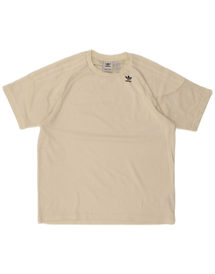 Adidas Męska koszulka Top Medium Off White Cotton