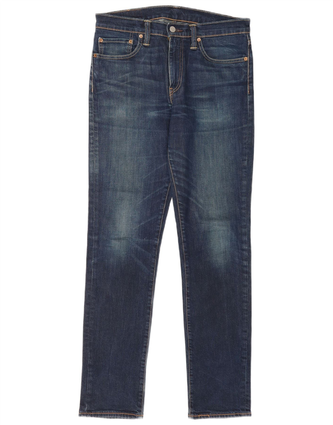 Męskie jeansy Levi's 511 Slim W32 L34 Granatowa bawełna