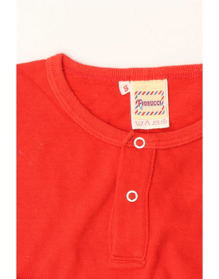 T-shirt damski Fiorucci Top UK 10 Small Red Cotton