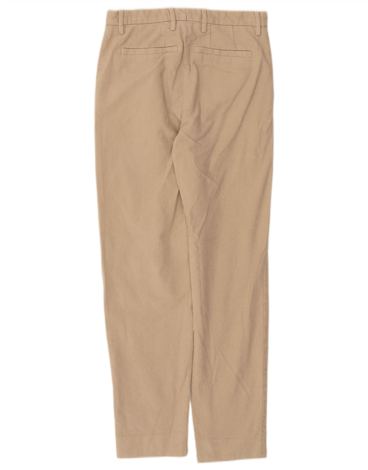 Damskie proste spodnie garniturowe Ted Baker W28 L29 Beżowa bawełna