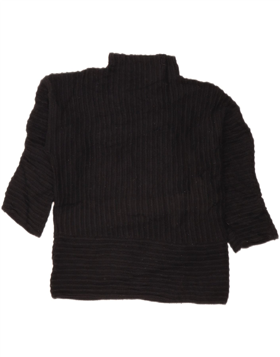 Damski sweter oversize DKNY z golfem UK 10 Small Black