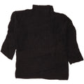 Damski sweter oversize DKNY z golfem UK 10 Small Black