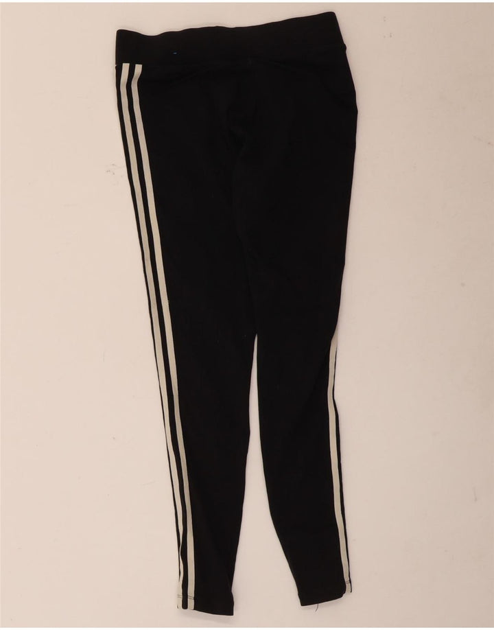 Legginsy męskie Adidas UK 12, średnie, czarne, bawełniane
