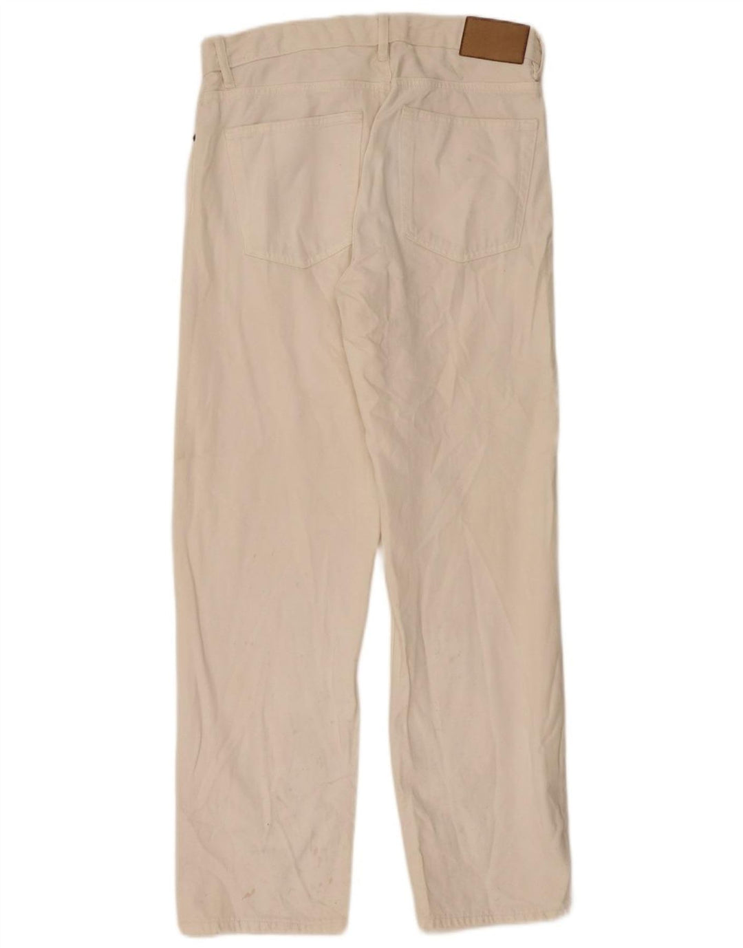 Męskie proste dżinsy Zara EU 40 Medium W31 L32 Off White
