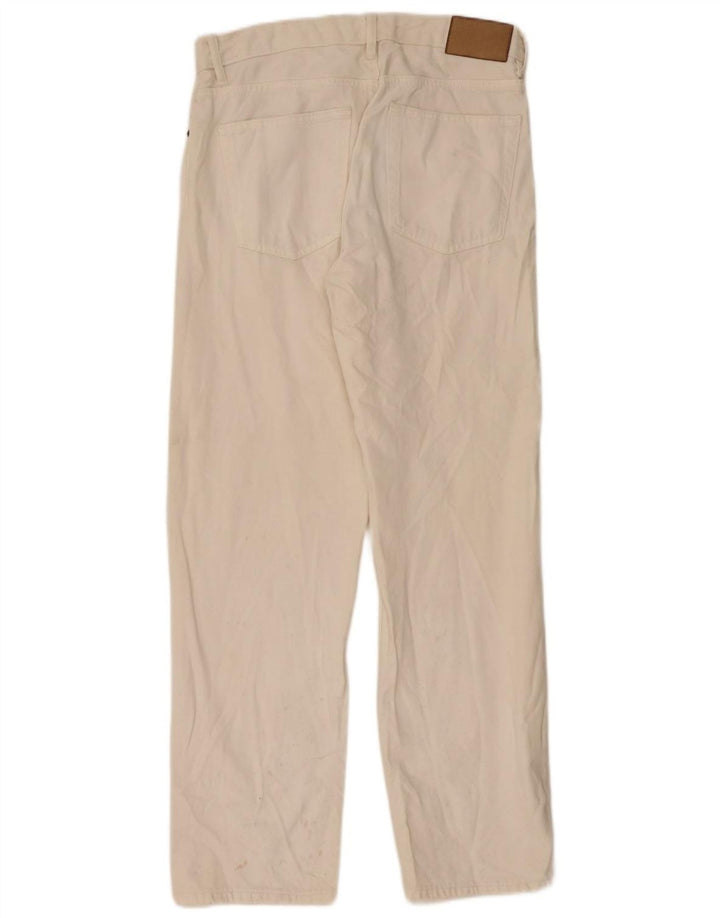 Męskie proste dżinsy Zara EU 40 Medium W31 L32 Off White