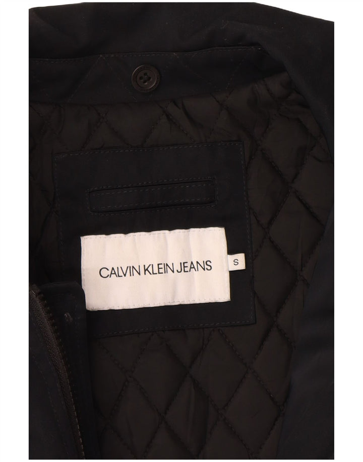 Męska kurtka bomberka Calvin Klein Jeans UK 36, mała, czarna, poliester