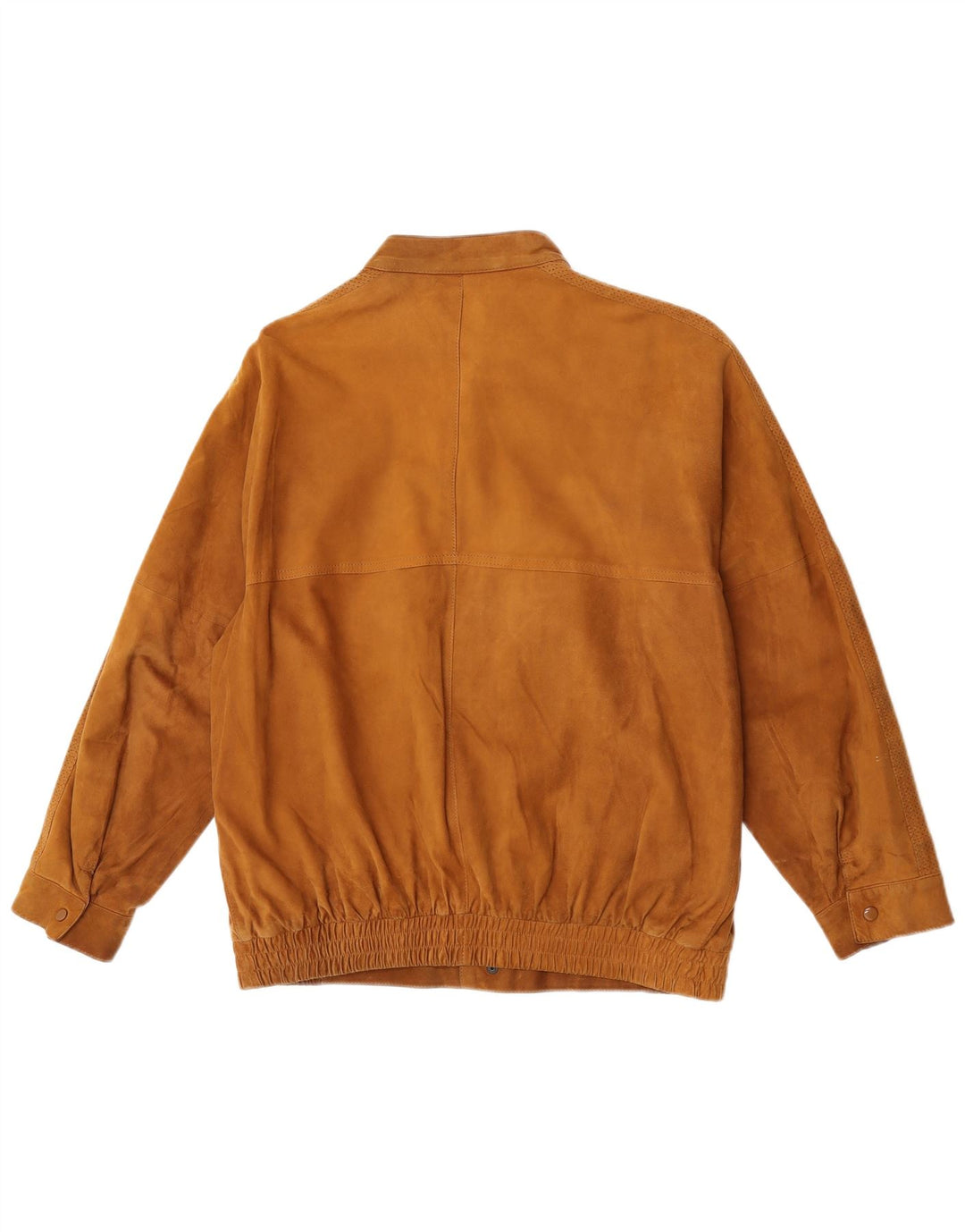 Vintage męska zamszowa kurtka bomber UK 36 Small Beige