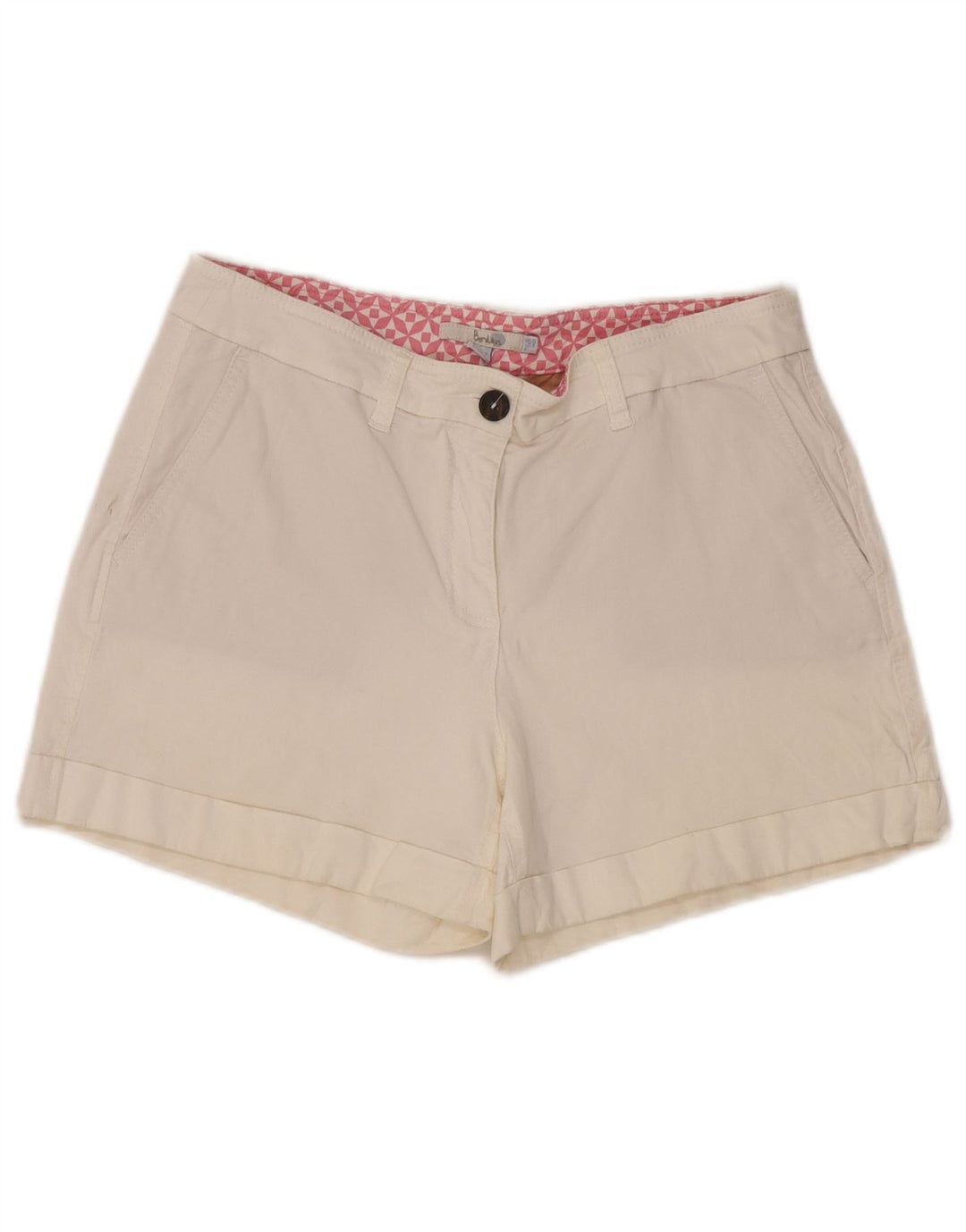 Damskie spodenki Chino Boden UK 12 Medium W30 Biała bawełna