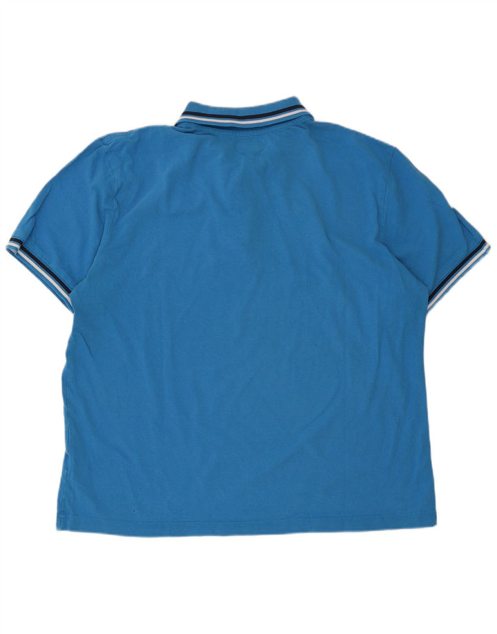 Męska koszulka polo Kappa 2XL, niebieska, bawełniana