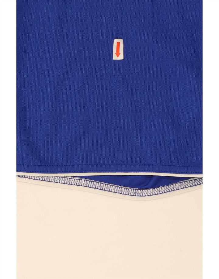 Męskie spodenki sportowe Adidas Climalite, duże, niebieskie, poliestrowe