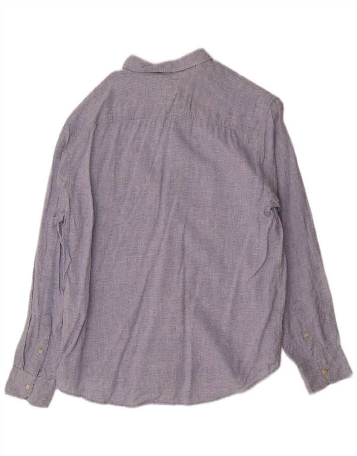 Koszula męska Levi's Standard, duża, niebieska, lniana