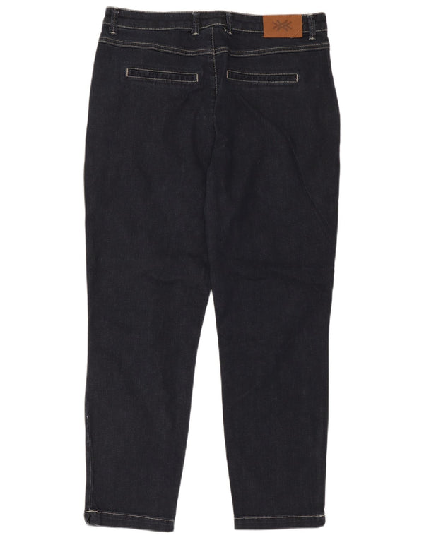 Damskie jeansy Benetton Scarlett-Chino W34 L27 Granatowe