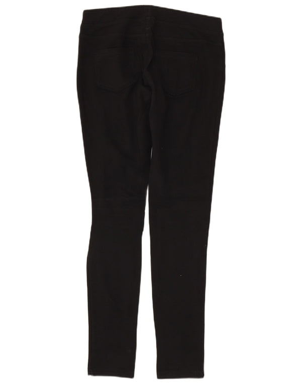 Spodnie dziewczęce Benetton Skinny Casual 13-14 lat 3XL W28 L29 Czarna bawełna