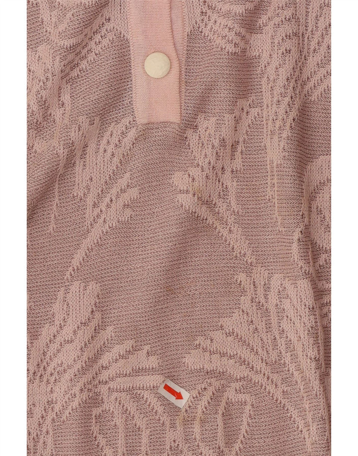 Sweter damski FREYA z okrągłym dekoltem EU 40, średni różowy kwiatowy