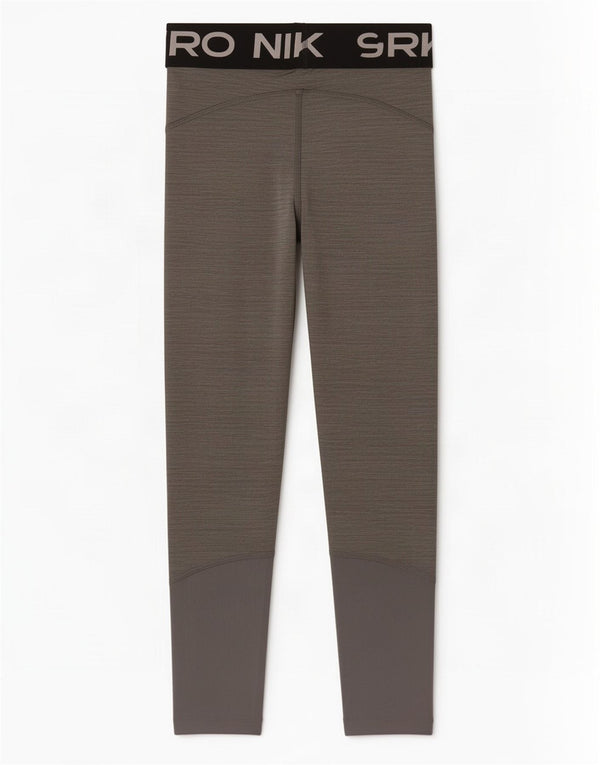 Damskie legginsy Nike Dri Fit Capri Graphic UK 8, małe, szare, z blokami kolorów