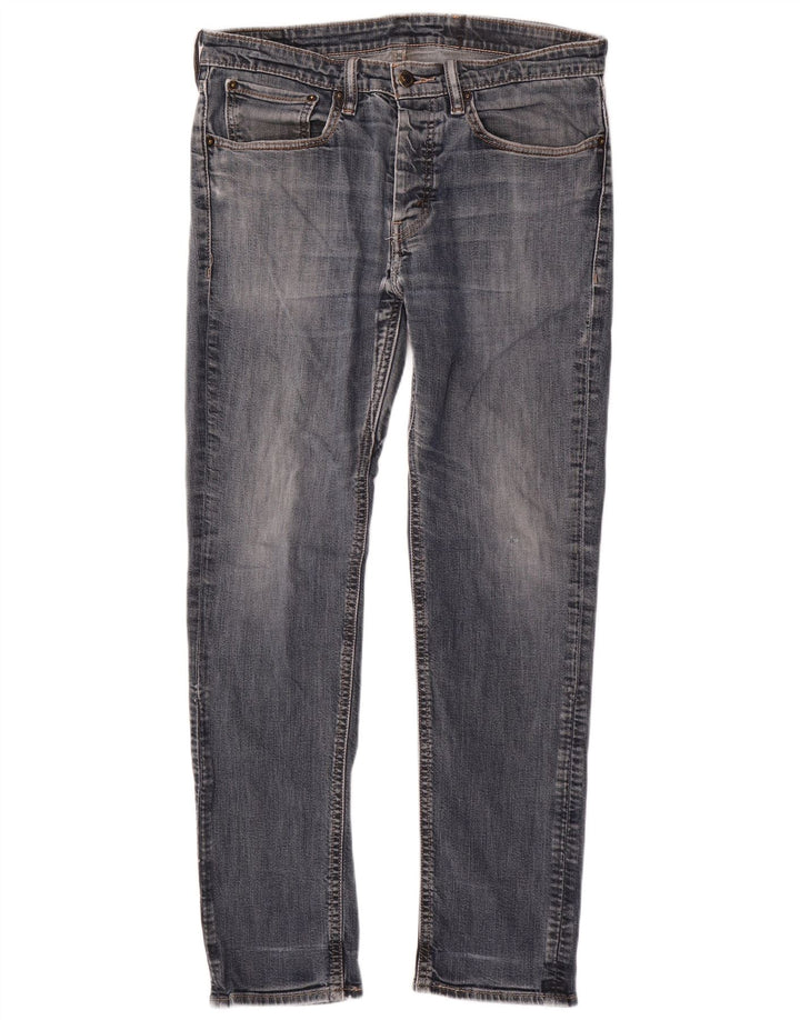 Męskie jeansy Levi's 511 Slim W34 L30 Niebieska bawełna