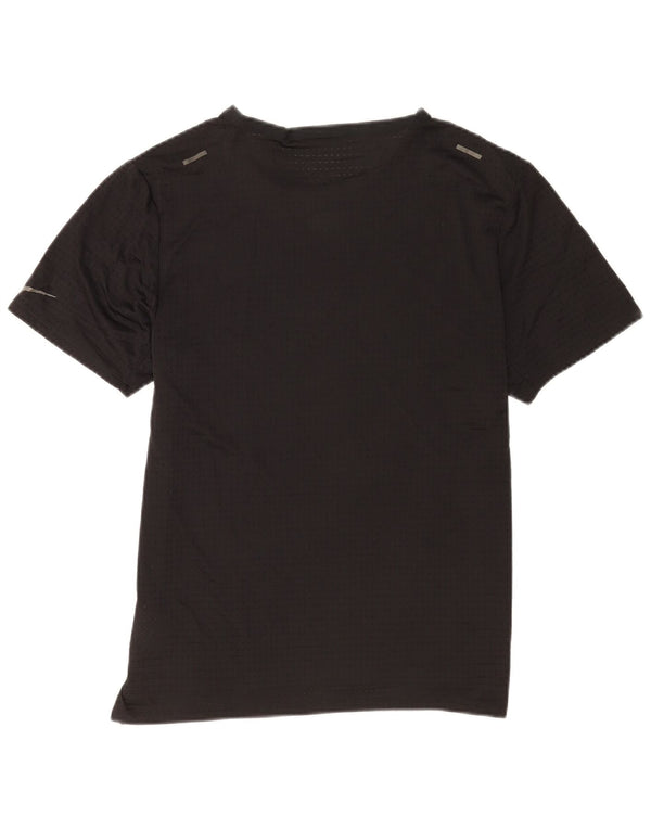 Damska koszulka Nike Dri Fit z abstrakcyjnym wzorem Top UK 14, duża czarna
