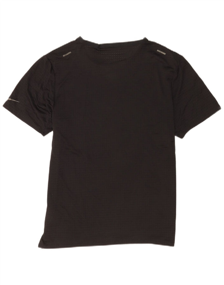 Damska koszulka Nike Dri Fit z abstrakcyjnym wzorem Top UK 14, duża czarna
