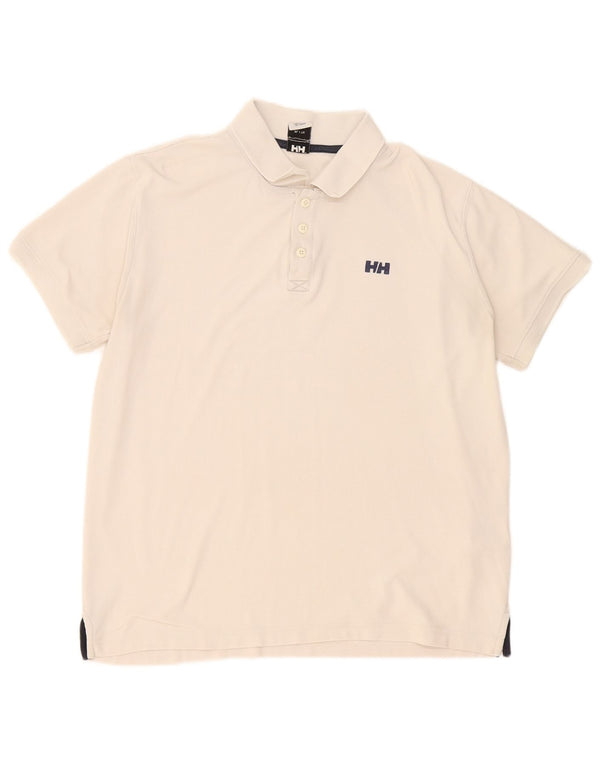 Męska koszulka polo Helly Hansen XL w kolorze złamanej bieli, poliester