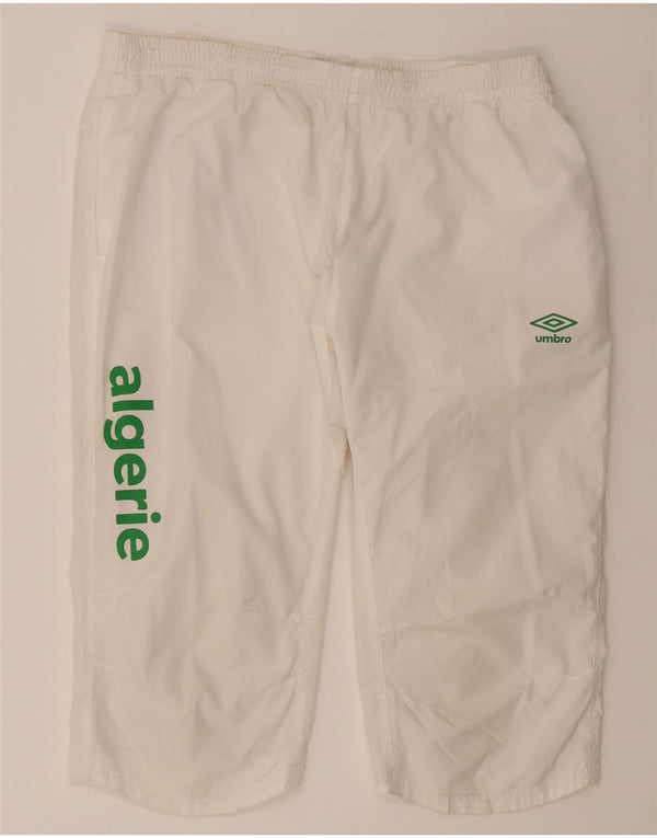 Męskie spodenki sportowe Umbro Graphic Bermudy 2XL Biały poliester