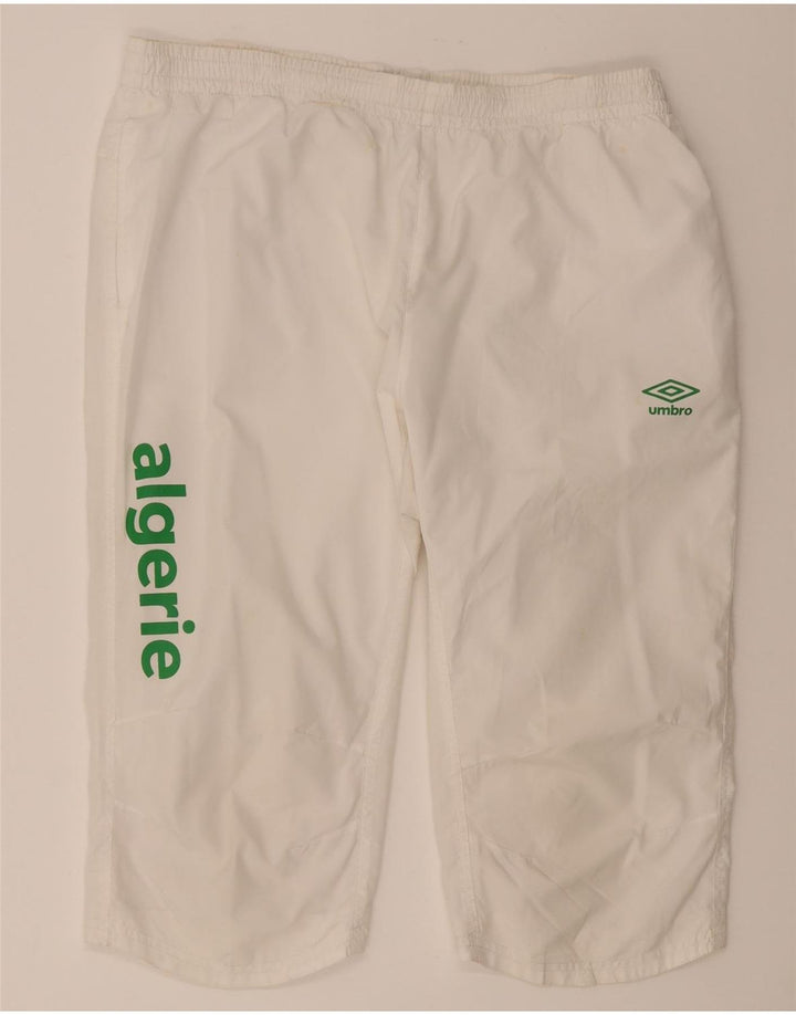 Męskie spodenki sportowe Umbro Graphic Bermudy 2XL Biały poliester