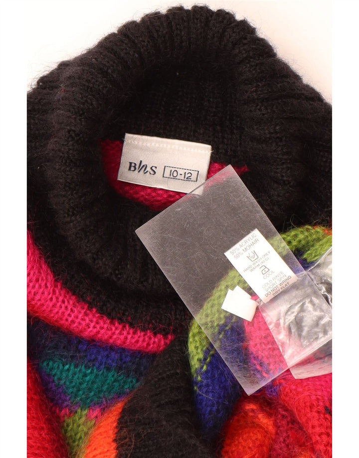 BHS Damski sweter z golfem UK 10/12 Średni wielobarwny