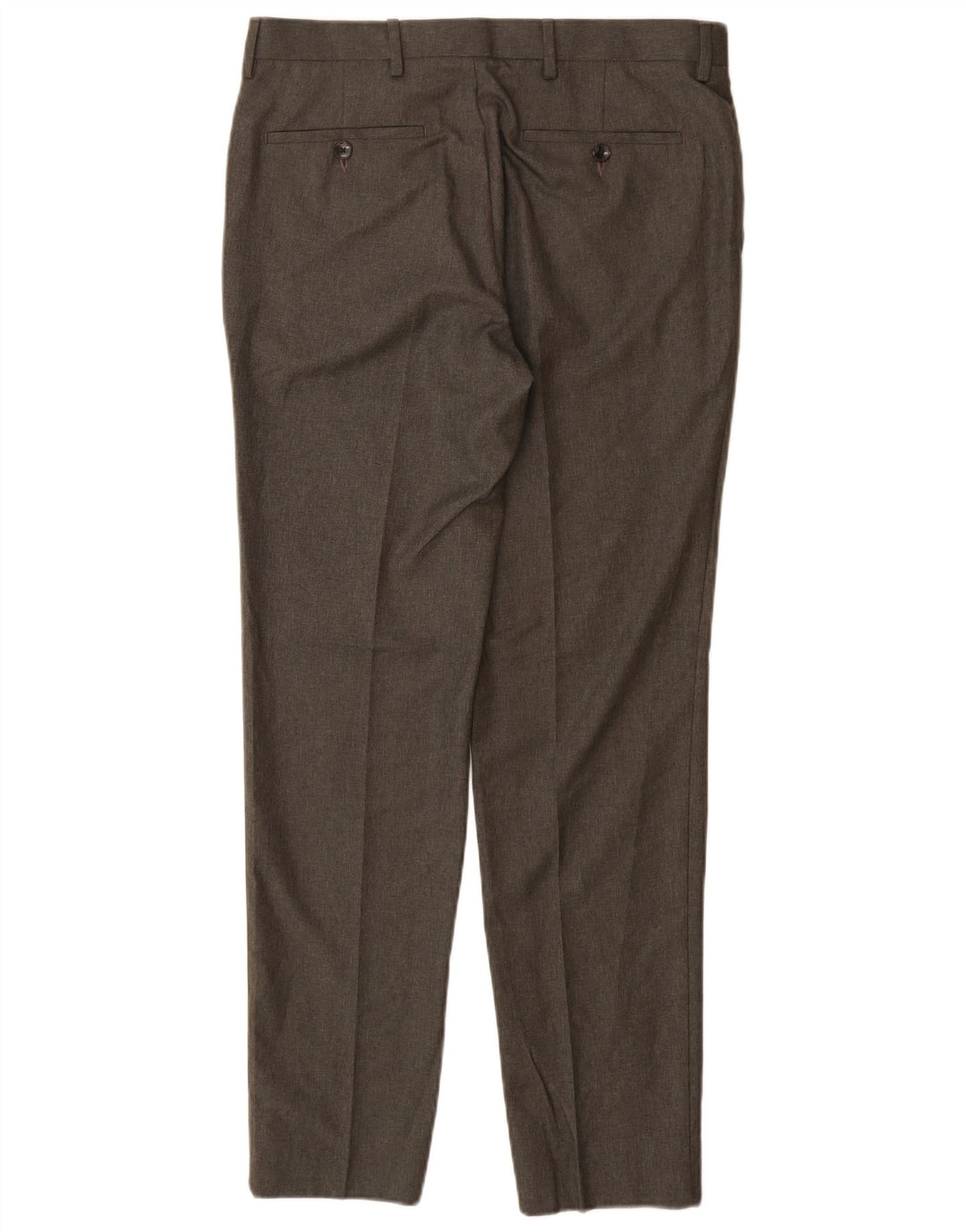 Męskie spodnie typu skinny casual Marks & Spencer W32 L31 Szary poliester