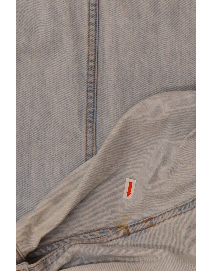 Damski kombinezon jeansowy oversize Zara UK 16, duży, niebieski, bawełniany