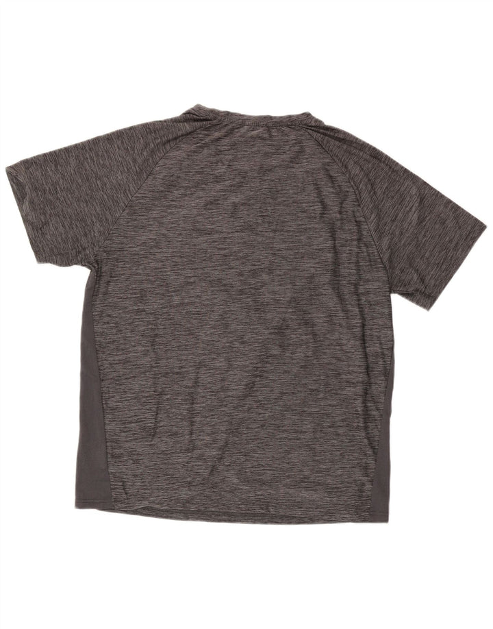 T-shirt męski Fila, duży, szary, nakrapiany poliester