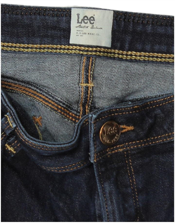 Damskie jeansy Lee Skinny W28 L30 granatowe
