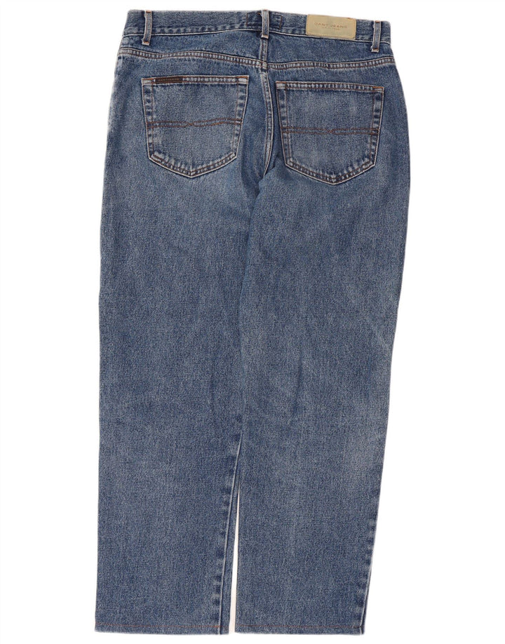 Męskie jeansy Gant Regular Straight W34 L27 Niebieskie bawełniane