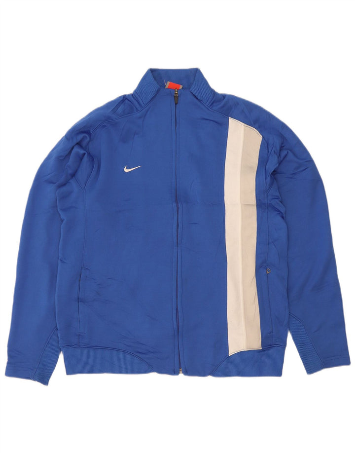 Damska bluza dresowa Nike UK 18 XL Niebieski poliester z blokami kolorów