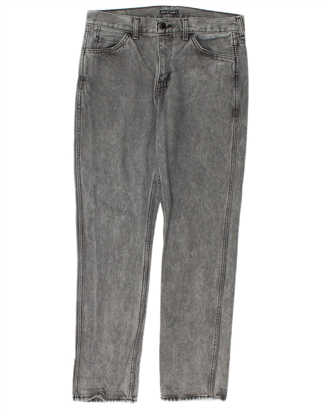 Męskie jeansy Levi's Slim W33 L32 Szara bawełna