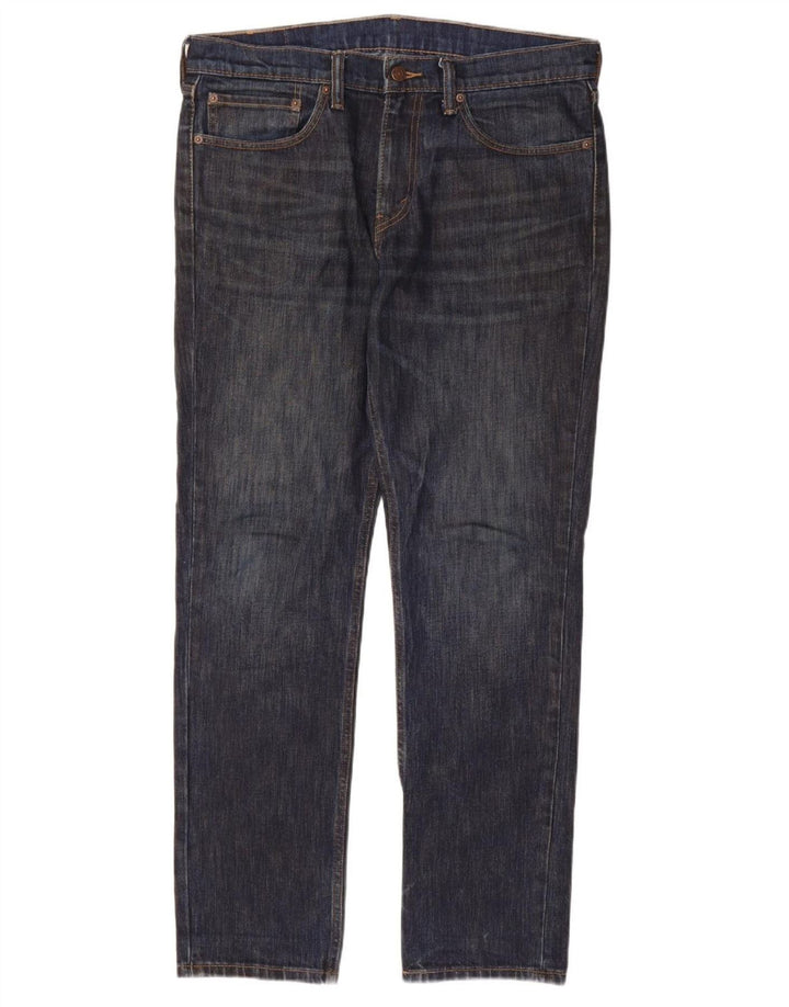 Męskie jeansy Levi's 511 Slim W34 L32 Granatowa bawełna