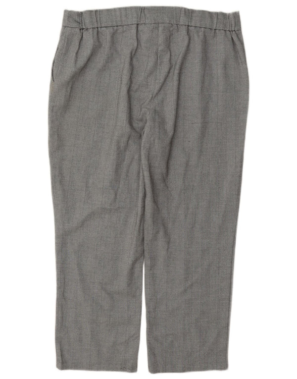 Marks & Spencer Krótkie spodnie damskie UK 14 Large W34 L24 Szary poliester