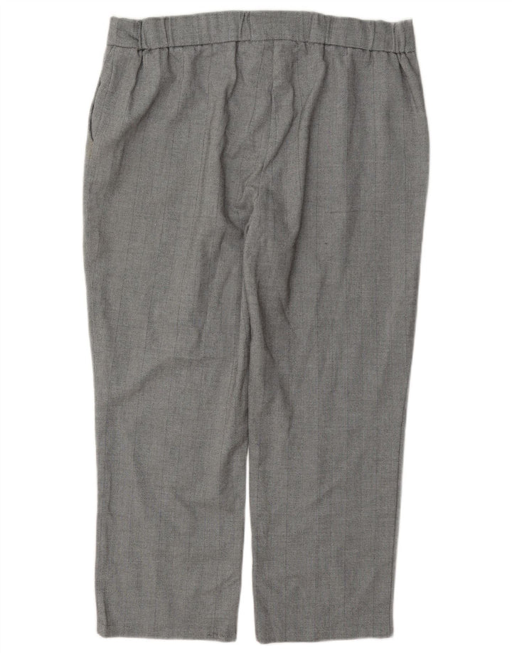 Marks & Spencer Krótkie spodnie damskie UK 14 Large W34 L24 Szary poliester