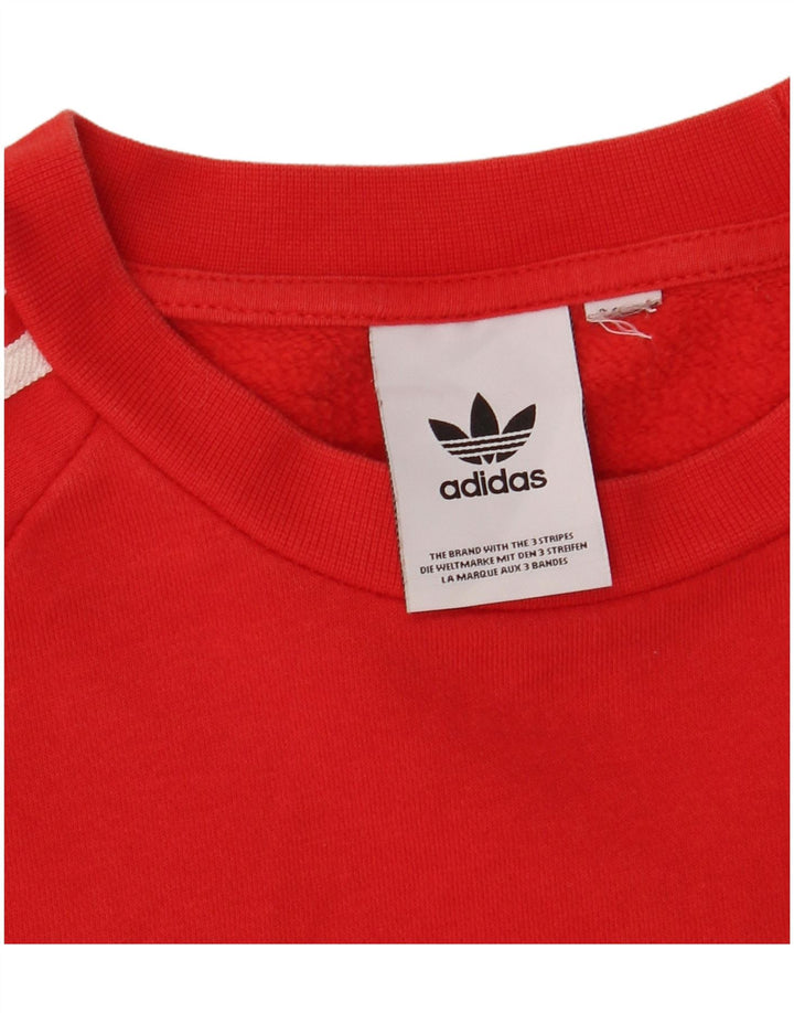 Męska bluza ADIDAS Sweter w kolorze średnio czerwonym