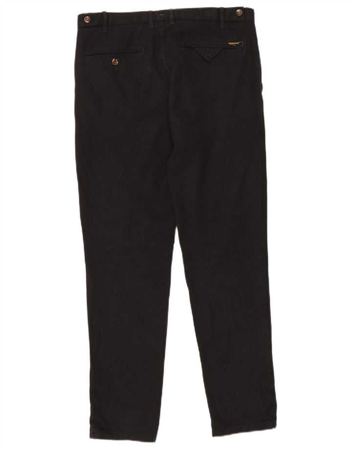 Męskie spodnie garniturowe Zara EU 40 Medium W31 L30 Czarny poliester