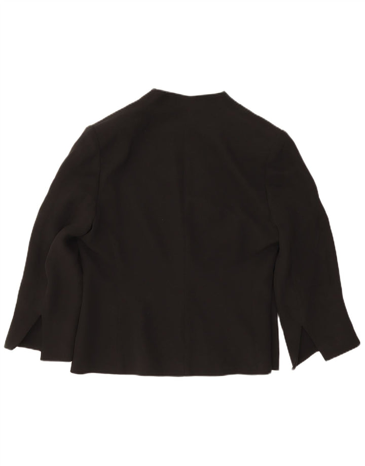 Damski kardigan Luisa Spagnoli IT 48 XL, czarny jedwab