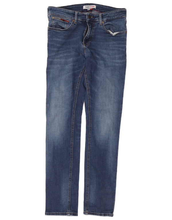 Męskie jeansy slim fit Tommy Hilfiger W32 L32 Niebieskie bawełniane
