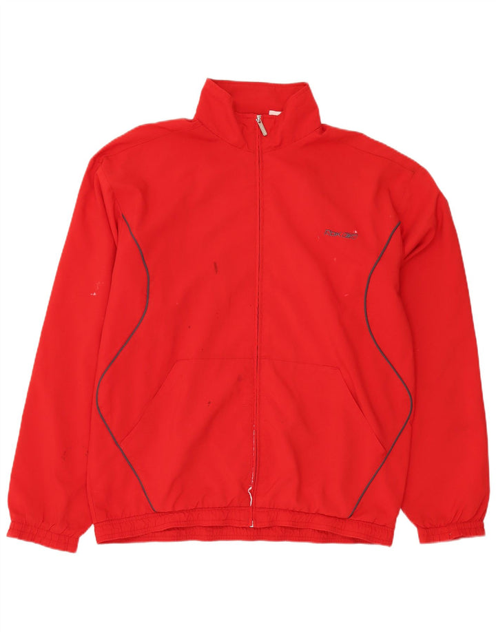Męska kurtka dresowa Reebok XL, czerwona, poliester