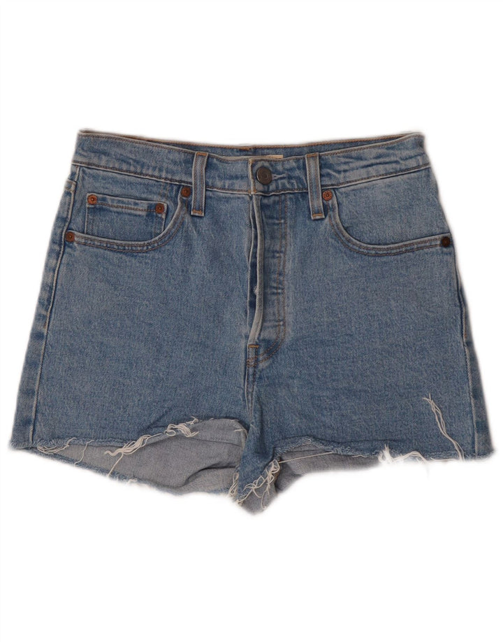 Damskie spodenki jeansowe Levi's W28 Średni niebieski, bawełniany
